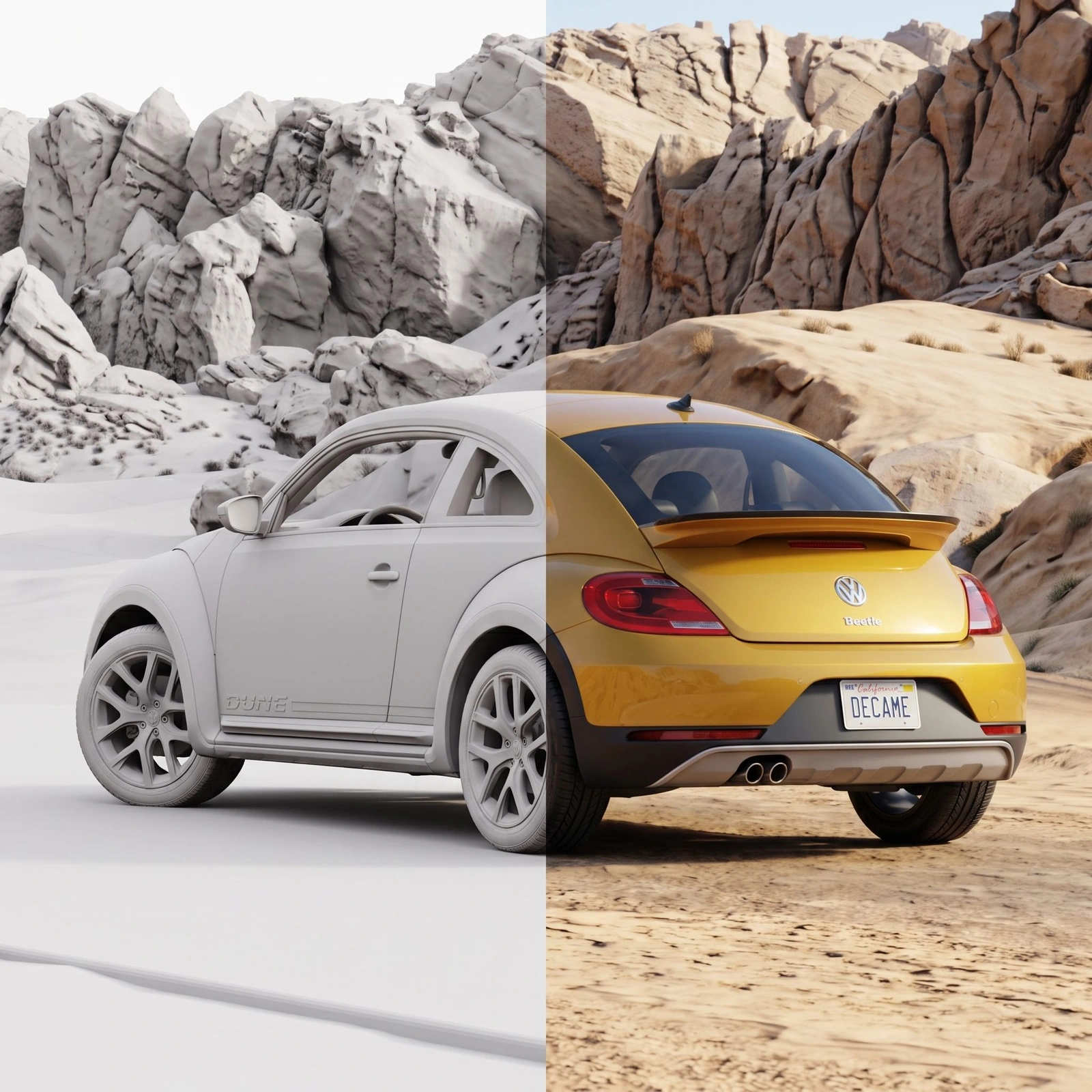 3D Modeling and Rendering course artwork